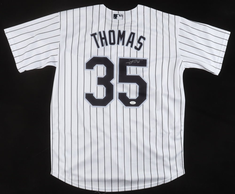 Frank Thomas Signed Jersey (JSA) Chicago White Sox (view 3)