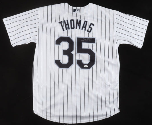Frank Thomas Signed Jersey (JSA) Chicago White Sox - Price Is Right Miami