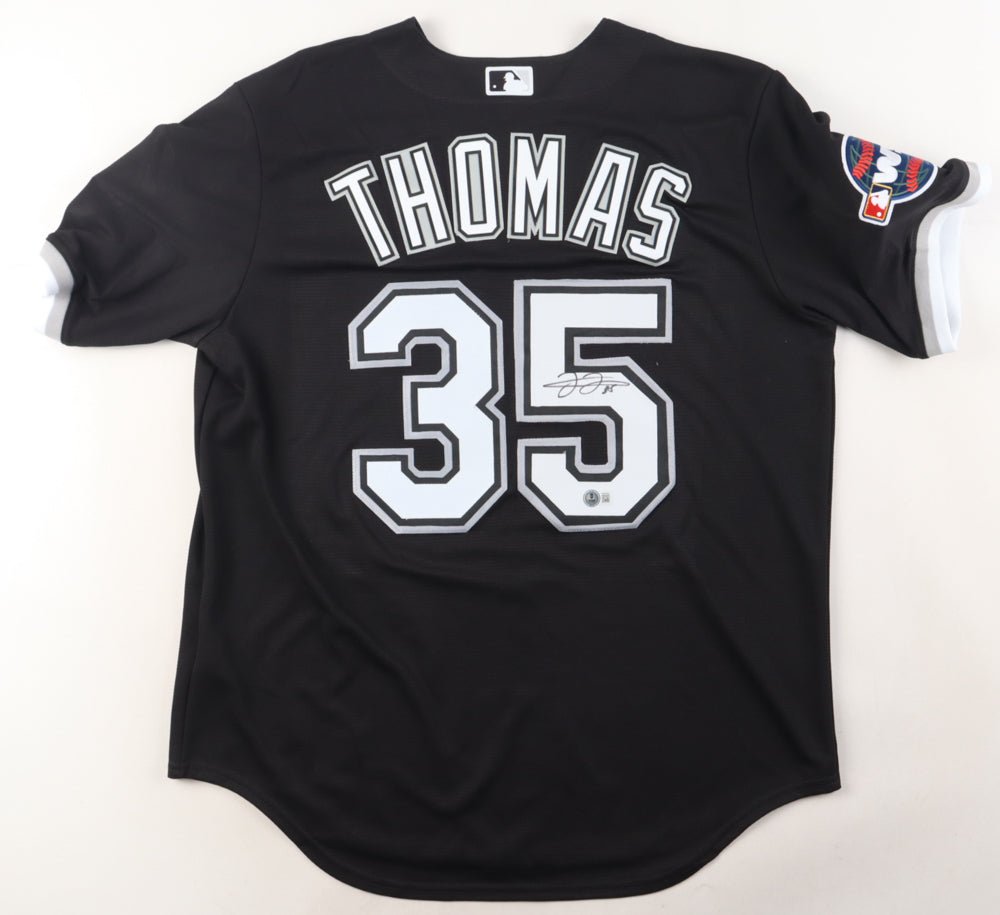 Frank Thomas Signed Nike White Sox Jersey (Beckett) (view 3)