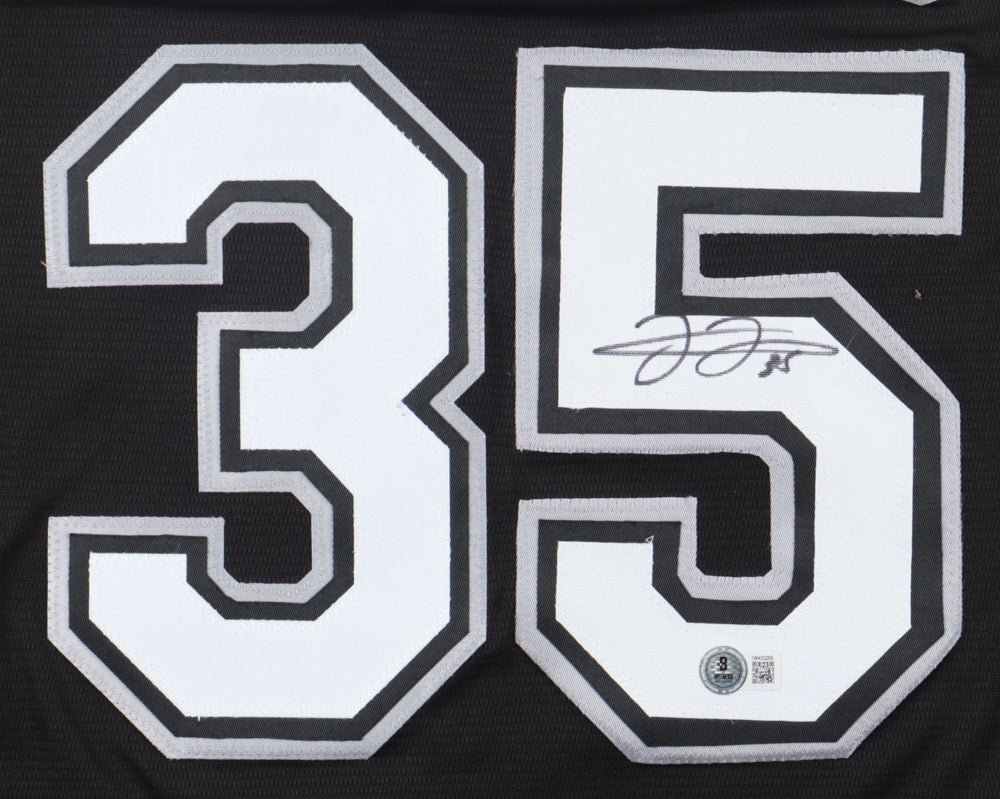 Frank Thomas Signed Nike White Sox Jersey (Beckett) (view 2)