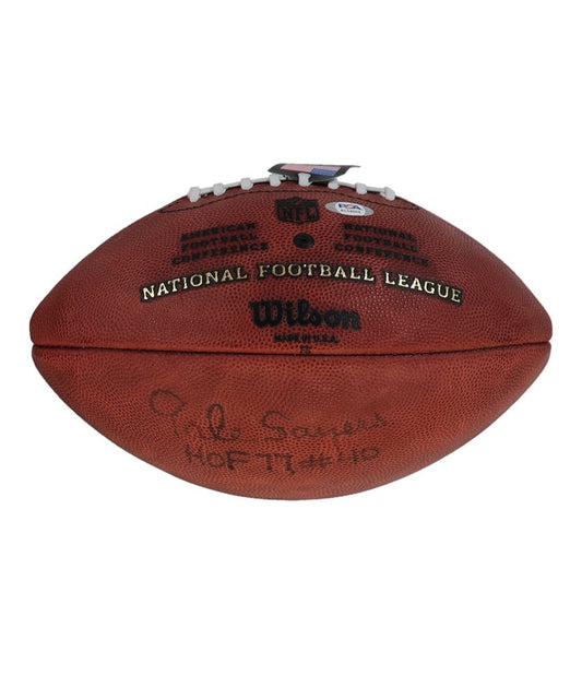 Gale Sayers Signed "The Duke" Official NFL Game Ball Inscribed "HOF 77" & "Thank You For Your Support" & "Best," (PSA) - Price Is Right Miami