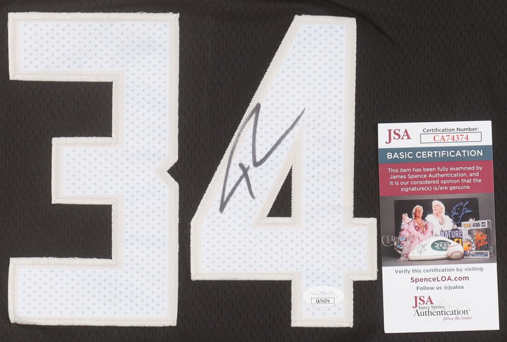 Giannis Antetokounmpo Signed Jersey (JSA) (view 2)