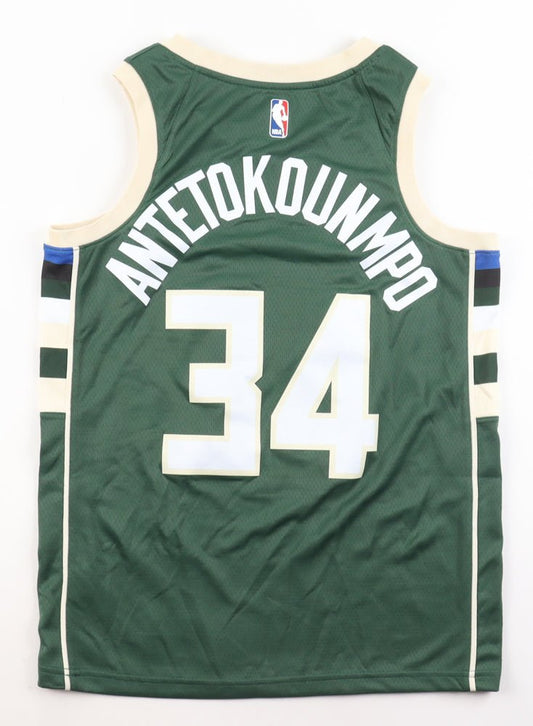 Giannis Antetokounmpo Swingman Bucks Jersey size 44=Mediumunsigned) - Price Is Right Miami
