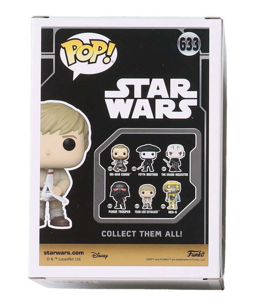 Grant Feely Signed Young Luke Skywalker Funko Pop #633 (JSA) (view 2)