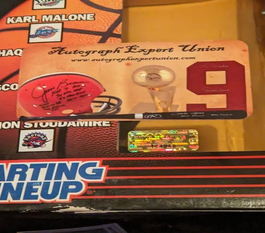 Grant Hill Auto Signed Backboard Kings Starting Lineup with COA - Price Is Right Miami