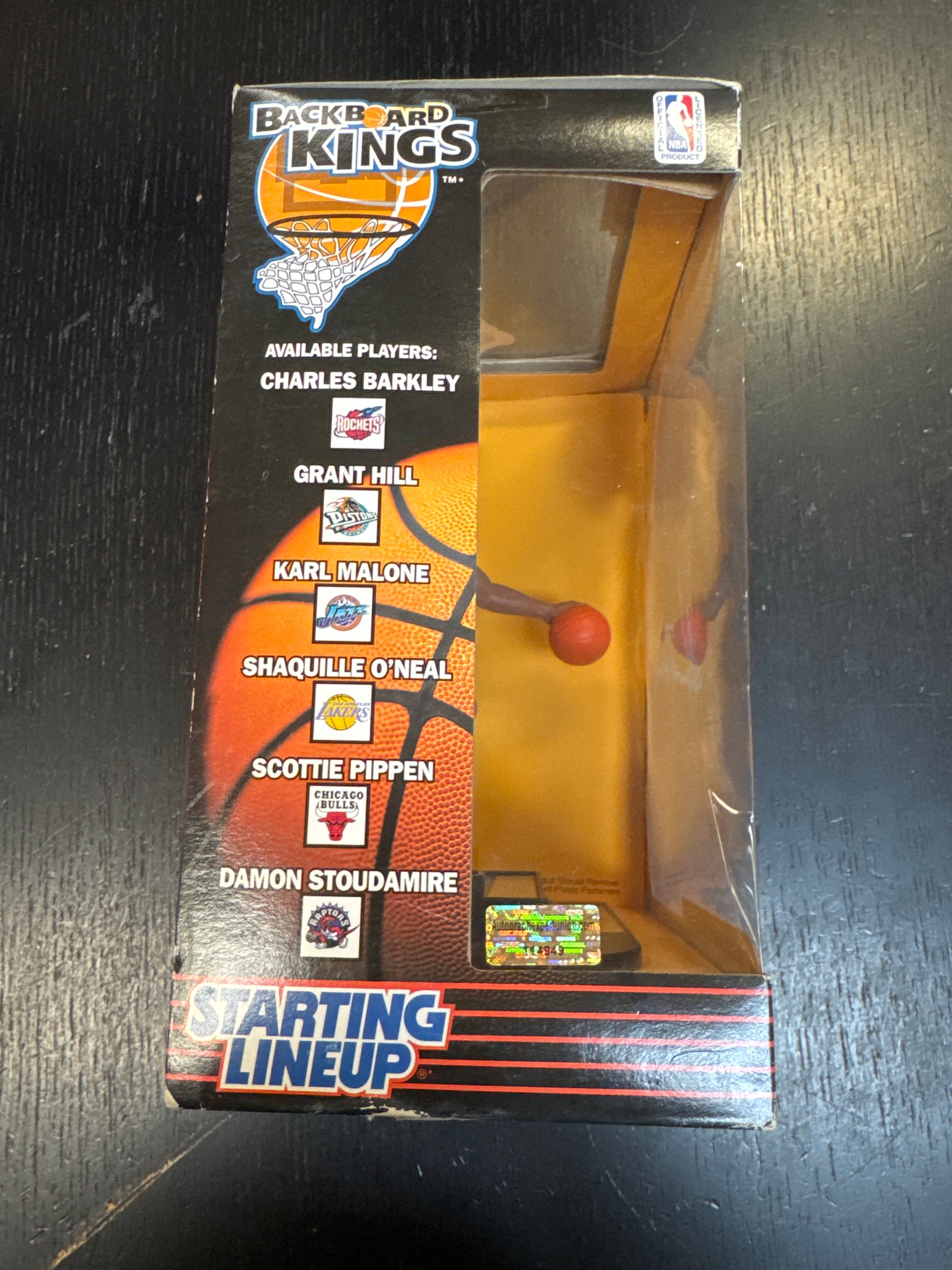 Grant Hill Signed Kings Starting Lineup Backboard (COA), Sports Collectible (view 5)