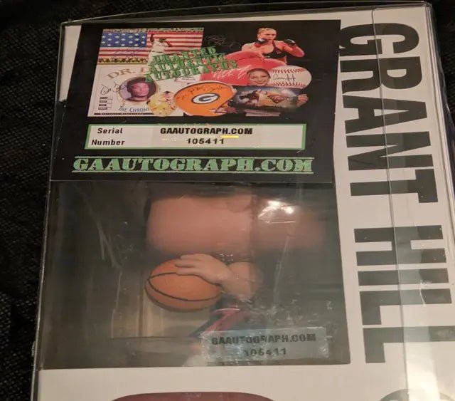 Grant Hill Signed Funko Pop NBA Legends Detroit Pistons Grant Hill #196 (Rookie Season) 105411 - Price Is Right Miami