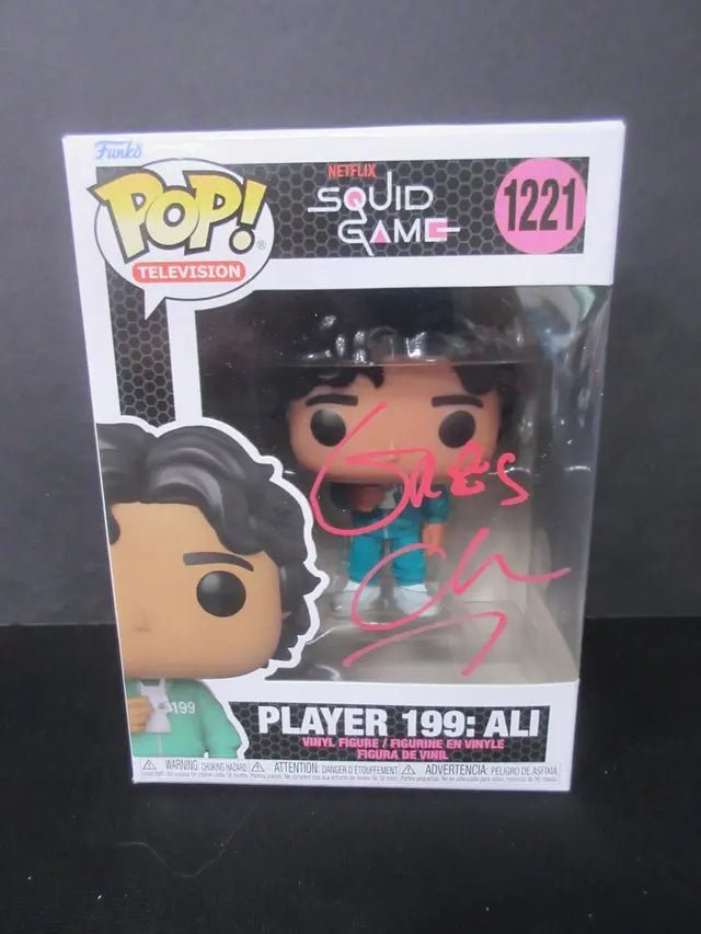 Greg Chun Signed Squid Game Player 199 Funko Pop #1221 (SSC COA) (view 2)