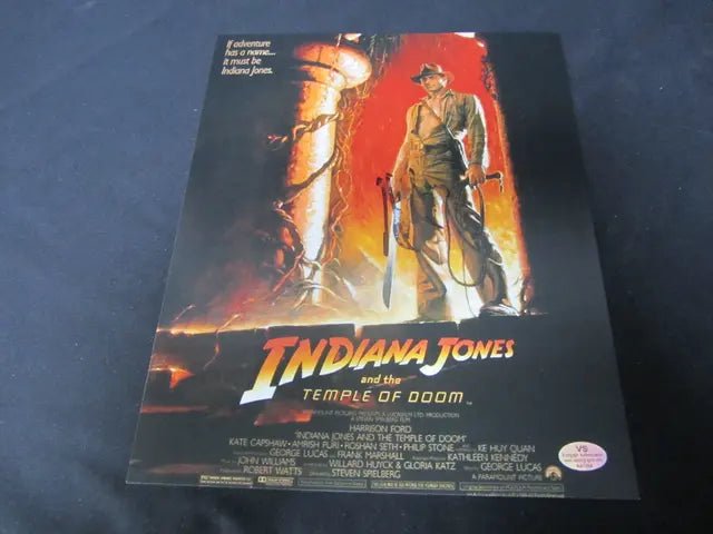 Harrison Ford Signed Indiana Jones Temple of Doom Photo (COA)