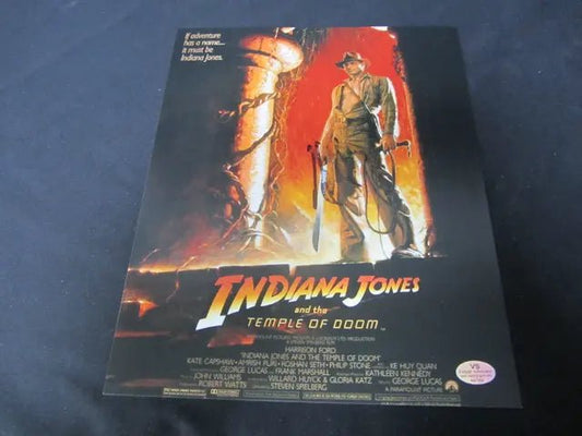 Harrison Ford Signed Indiana Jones "Temple of Doom" Photo Certified A41066 - Price Is Right Miami
