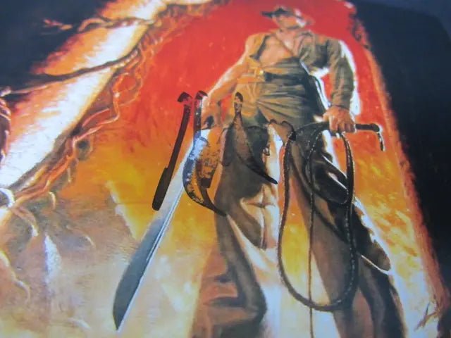 Harrison Ford Signed Indiana Jones Temple of Doom Photo (COA) (view 2)