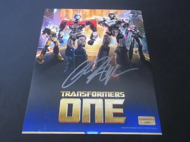 Hemsworth Transformers One Signed 8x10 Photo EUA COA - Price Is Right Miami