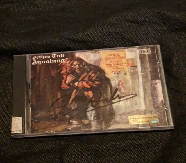Ian Anderson Jethro Tull Signed CD Cover (COA), Autographed Memorabilia