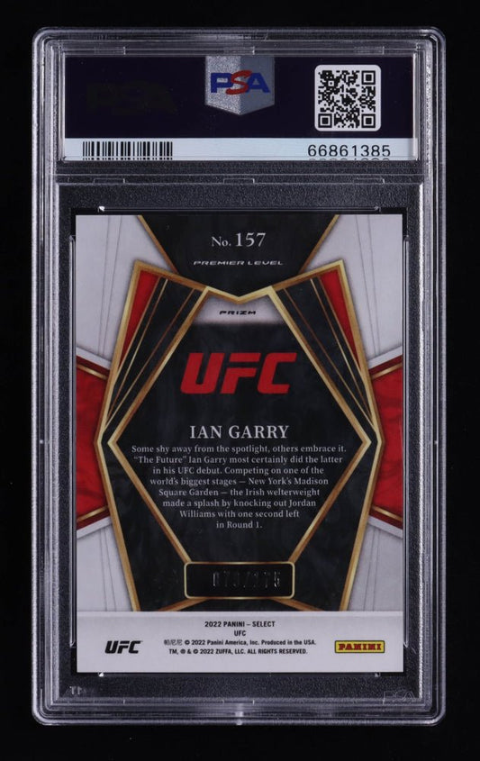 Ian Garry 2022 Select UFC Prizms Bronze #157 #079/175 RC (PSA 10) Rookie Card | Serially Numbered #079 / 175 - Price Is Right Miami
