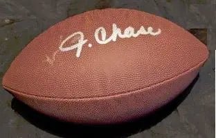Ja'Marr Chase Football  autographed football with coa - Price Is Right Miami
