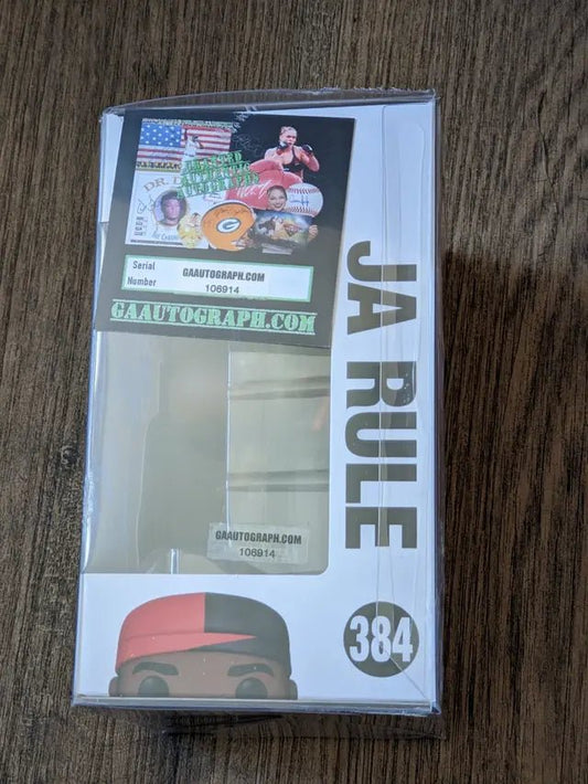 JA Rule autographed Funko pop #384 figure with COA - Price Is Right Miami