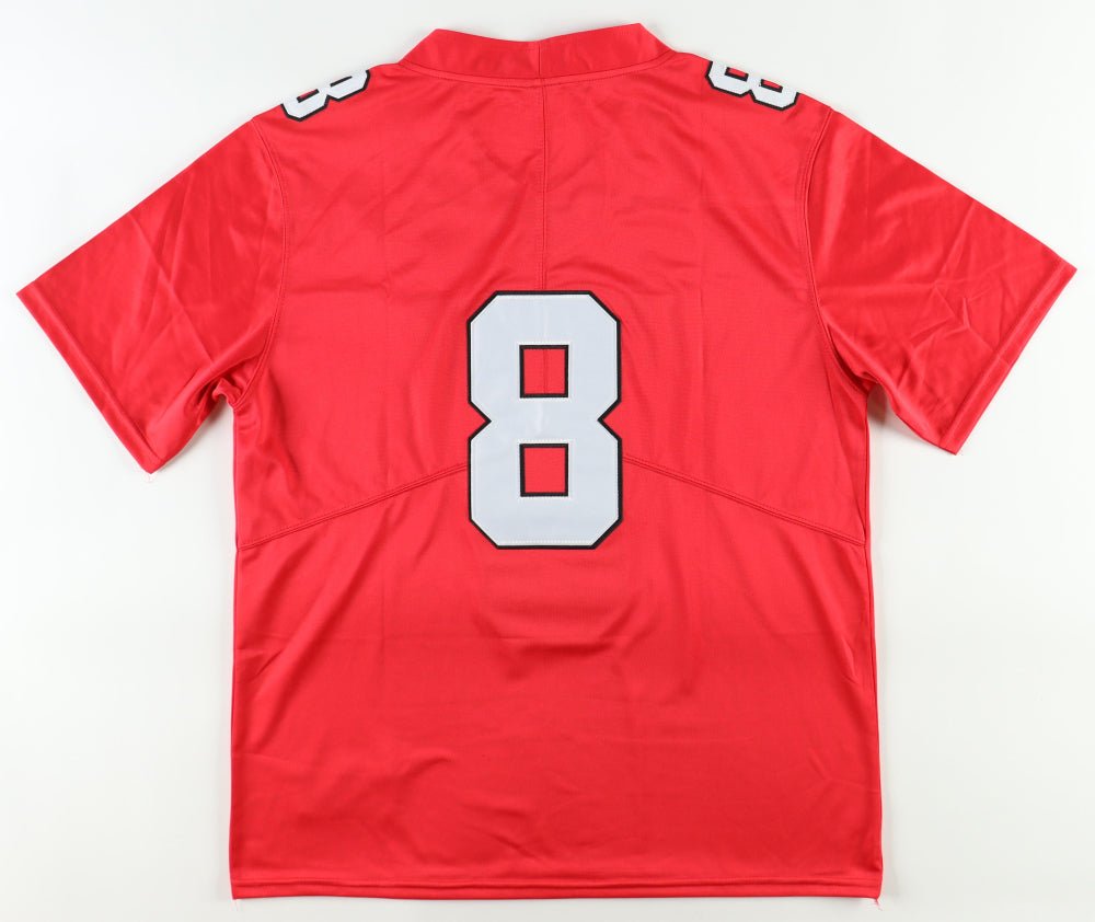 Jaleel McLaughlin Signed Jersey Inscribed "NCAA All-Time Rusher" & "8,166 Yards" (JSA) Youngstown State Penguins (view 3)