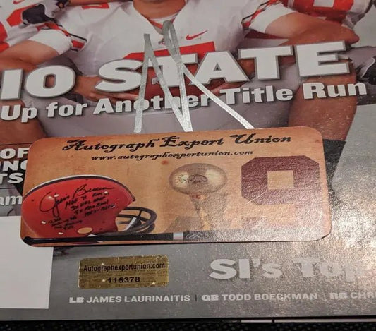 James Laurinaitis Auto Signed Sports Illustrated Magazine with coa - Price Is Right Miami