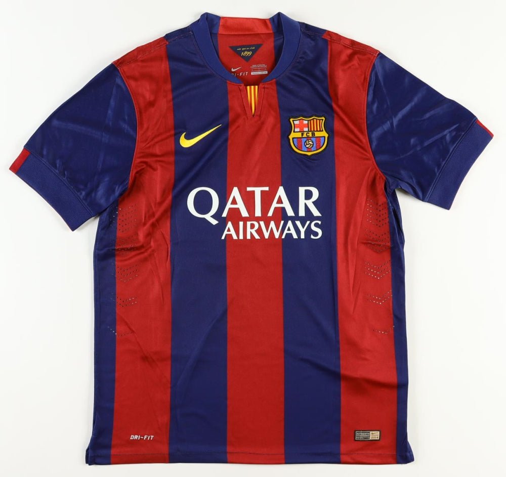 Javier Mascherano Signed Barcelona Jersey (Beckett) (view 3)