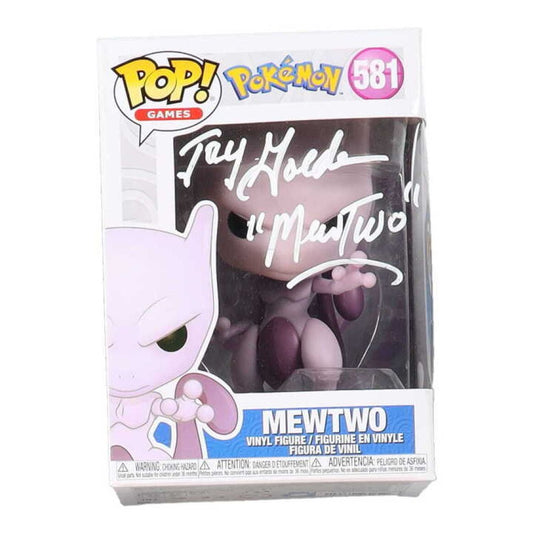 Jay Goede Signed "Pokemon" #581 Mewtwo Funko Pop! Vinyl Figure Inscribed "Mewtwo" (JSA) - Price Is Right Miami