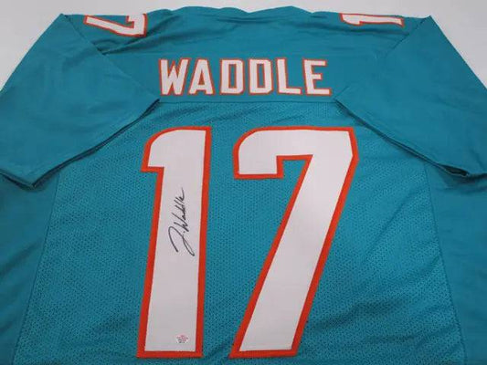 Jaylen Waddle of the Miami Dolphins signed autographed football jersey PAAS COA 117 - Price Is Right Miami