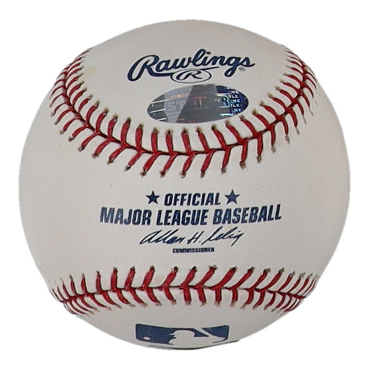 Jed Lowrie Signed OML Baseball (MLB & Steiner) - Price Is Right Miami