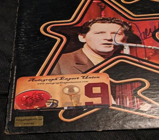 Jerry Lee Lewis autographed album "Live at the International, Las Vegas"  with coa 115160 with record - Price Is Right Miami
