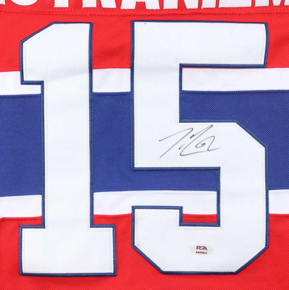 Jesperi Kotkaniemi Signed Jersey (PSA) (view 2)