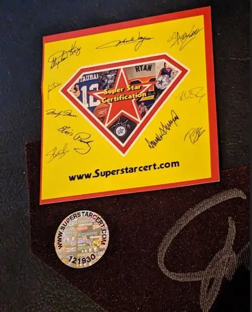 Jim Brown Autographed number decal with coa - Price Is Right Miami