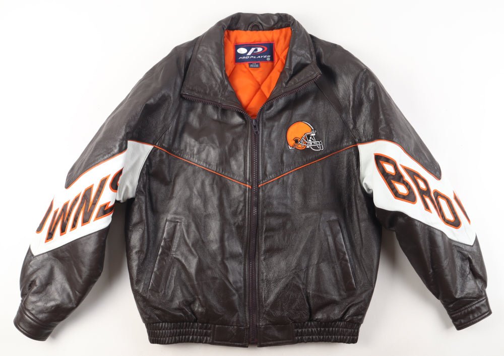 Jim Brown Signed Browns Jacket Inscribed 