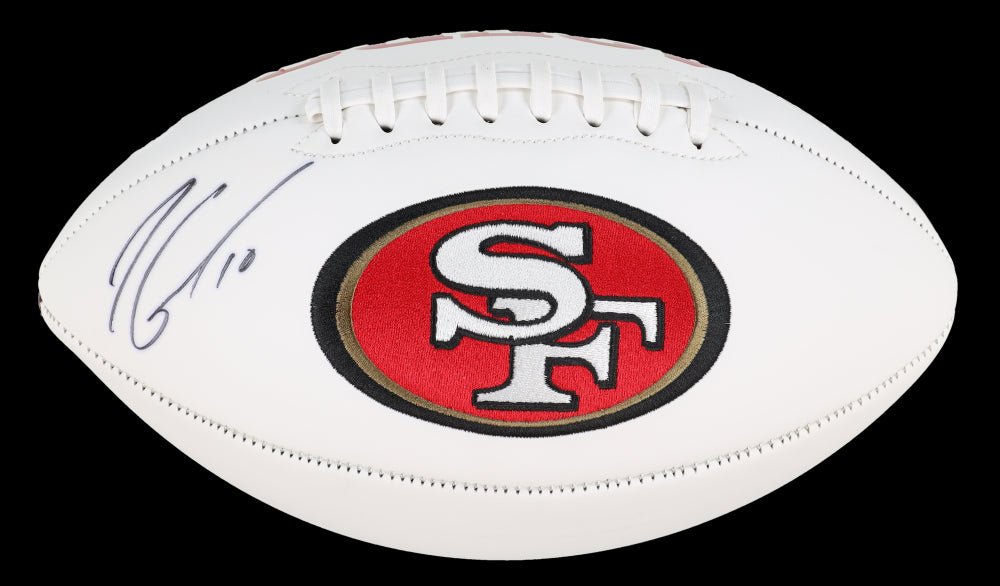 Jimmy Garoppolo Signed 49ers Logo Football (Fanatics & TriStar), Autographed Ball