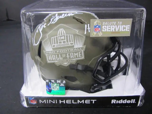 Joe Green Signed HOF Mini Helmet Direct COA - Price Is Right Miami