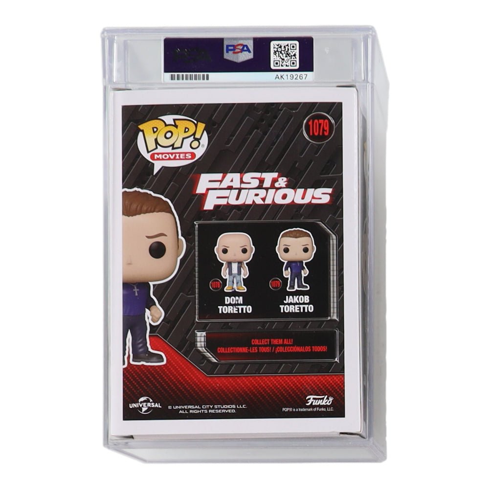 John Cena Signed Cut with Fast & Furious Funko Pop #1079 (PSA) (view 3)