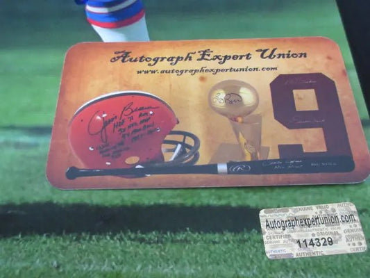 John Elway Denver Broncos Signed 8x10 Photo EUA COA - Price Is Right Miami