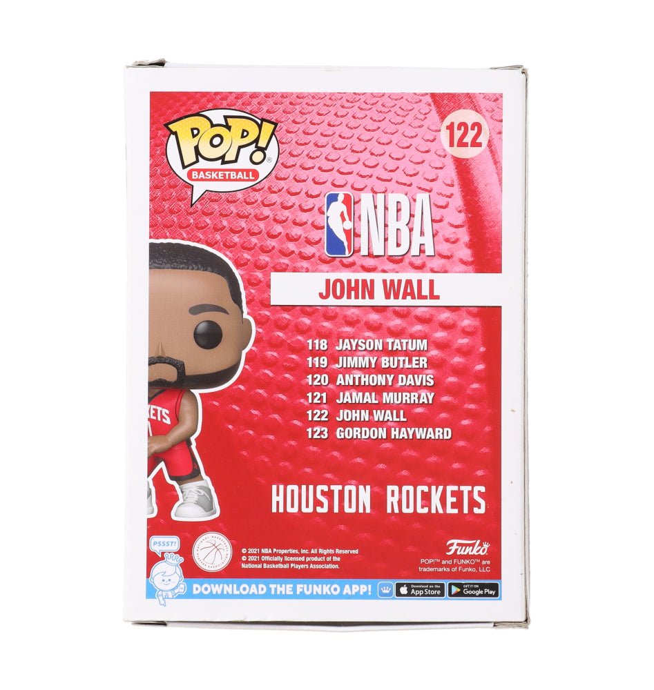 John Wall Signed Rockets #122 Funko Pop! Vinyl Figure (PSA) (view 4)