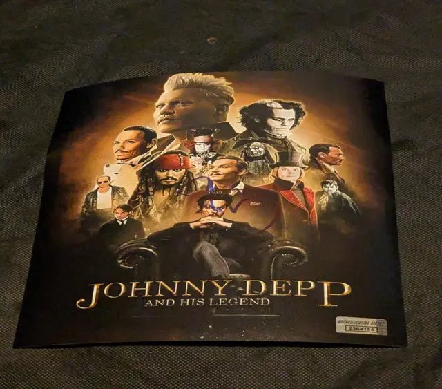 Johnny Depp autographed 8x10 photo with COA - Price Is Right Miami
