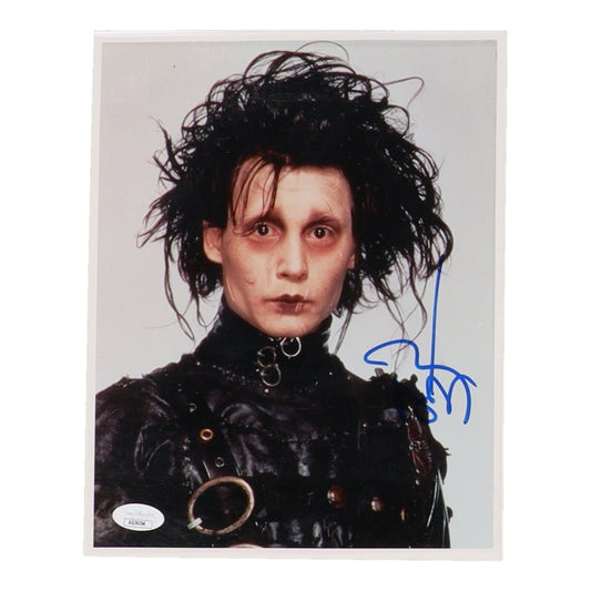 Johnny Depp Signed "Edward Scissorhands" 8x10 Photo (JSA) - Price Is Right Miami