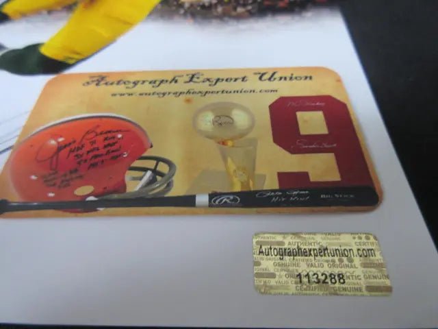 Jordy Nelson Signed 8x10 photo w/coa - Price Is Right Miami