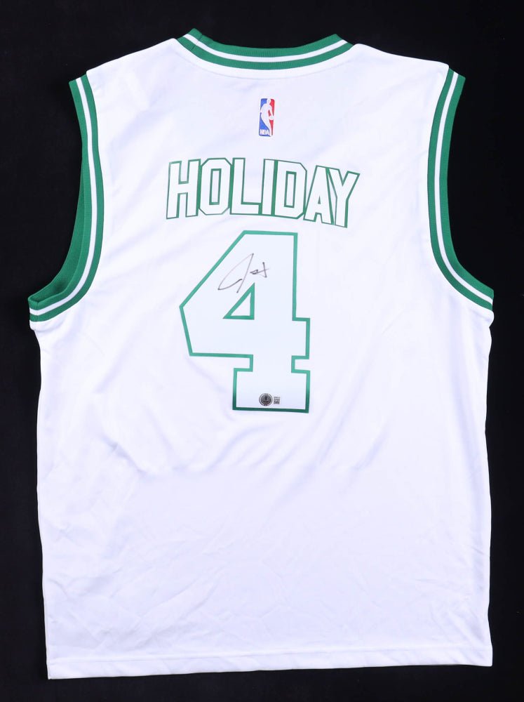 Jrue Holiday Signed Jersey (Beckett) Boston Celtics (view 3)