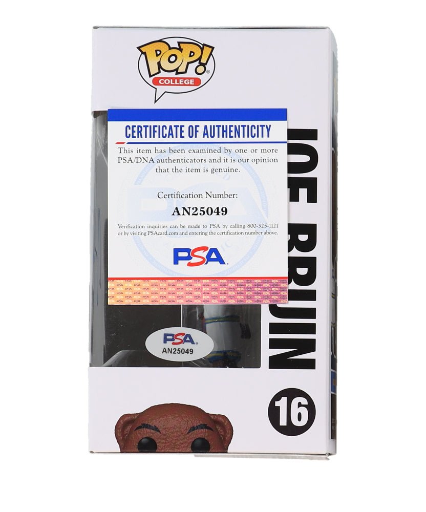Jrue Holiday Signed UCLA Bruins #16 Joe Bruin Funko Pop! Vinyl Figure (PSA) (view 3)