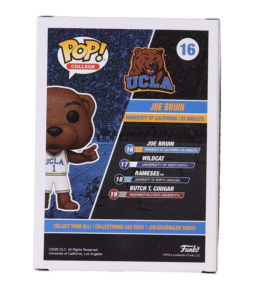 Jrue Holiday Signed UCLA Bruins #16 Joe Bruin Funko Pop! Vinyl Figure (PSA) (view 2)