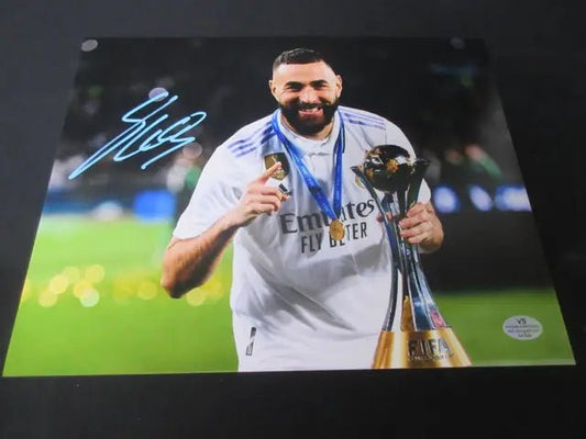Karim Benzema Signed 8x10 Photo VSA COA - Price Is Right Miami