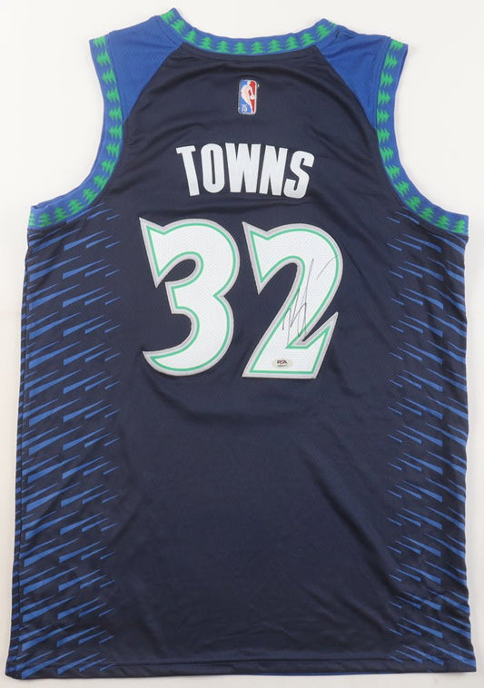 Karl-Anthony Towns Signed Jersey (PSA) Minnesota Timberwolves - Price Is Right Miami