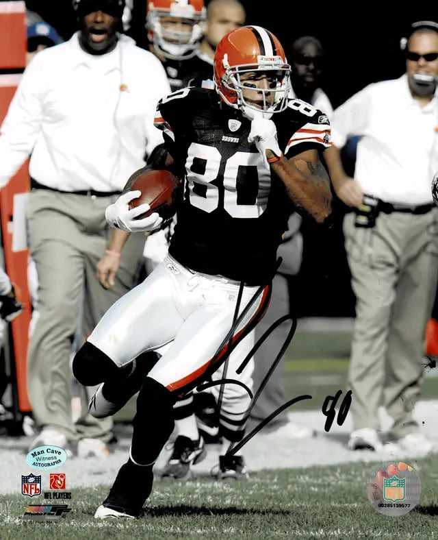 Kellen Winslow Jr. Cleveland Browns Autographed 8x10 Photo Mancave coa (view 2)