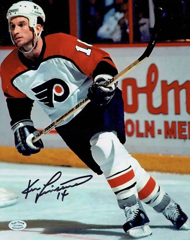 Ken Linseman Philadelphia Flyers Autographed 8x10 Photo Full Time coa - Price Is Right Miami