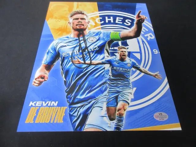 Kevin De Bruyne Manchester City Signed 8x10 Photo VSA COA (view 2)