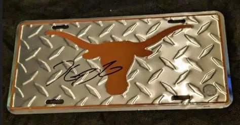 Kevin Durrant Signed License Plate with coa 125739 - Price Is Right Miami