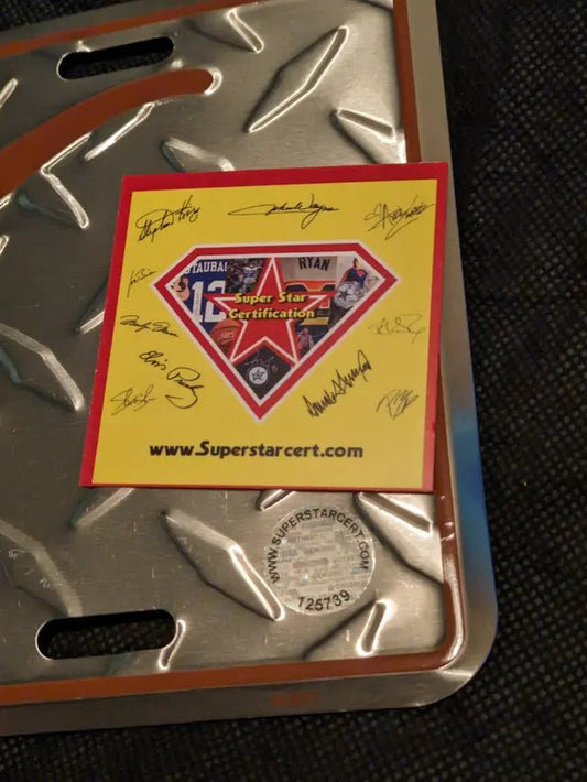 Kevin Durrant Signed License Plate with coa 125739 - Price Is Right Miami