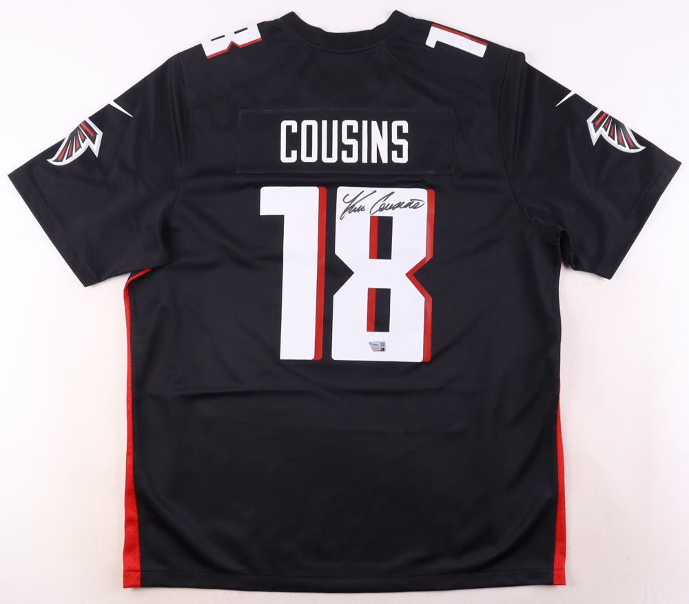 Kirk Cousins Signed Nike Falcons Jersey XL (Fanatics) (view 2)