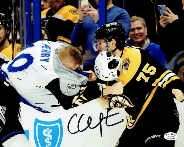 Kyle Clifton of the Boston Bruins Autographed 8x10 Photo Full Time coa
